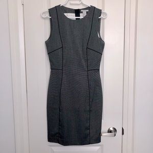 H&M Grey Piping Dress